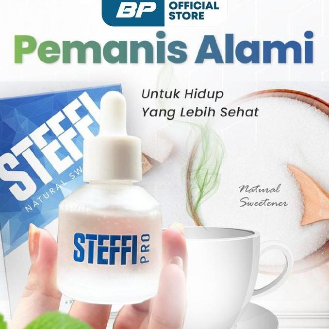 

Baru Steffi Pro Stevia Tetes 30ml - Pemanis Alami Halal BPOM 0 Kalori