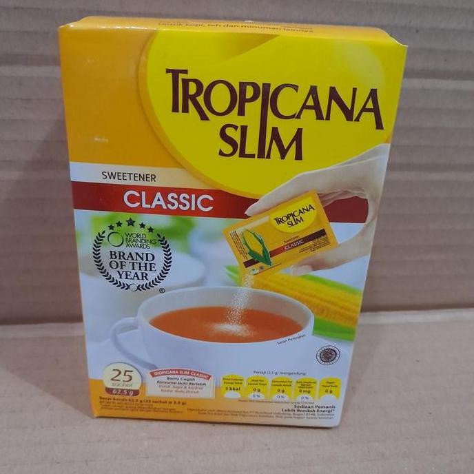 

Baru Tropicana Slim Sweetener Classic 25 Sachet Pemanis Sehat