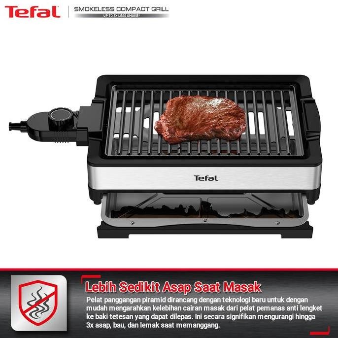 Tefal Smokeless Grill / Griller / Panggangan / Alat Bbq Tanpa Asap
