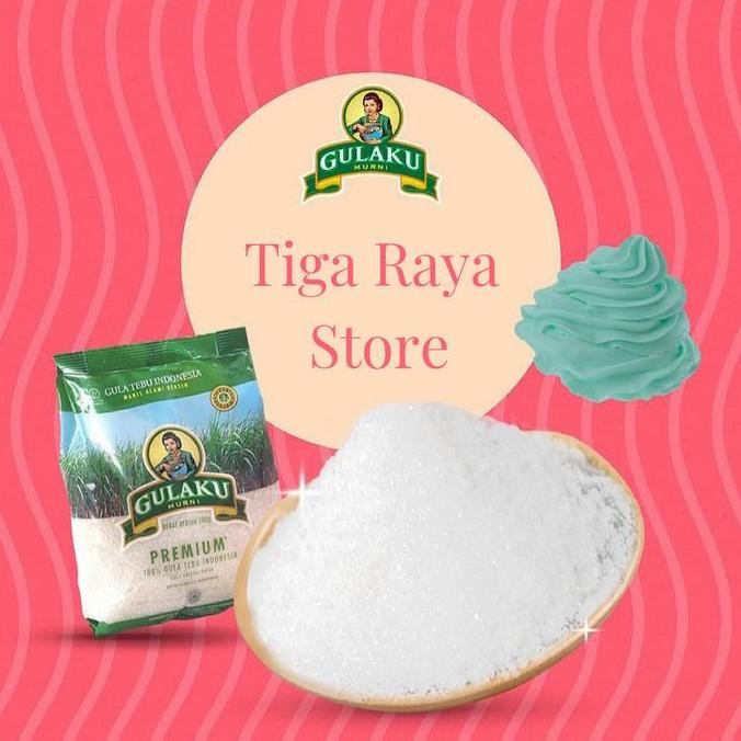 

Baru Gulaku Premium Hijau 1kg - Gula Tebu Kristal Alami Murni