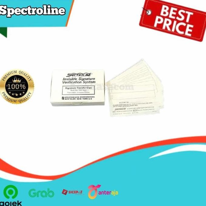 

Spectroline Signature Invisible Satuan