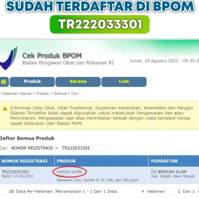 

Murah Cardio Sure Official Store - Susu Bubuk Murni Herbal Mengatasi Hipertensi Menjaga Kesehatan Jantung Kolesterol Ampuh Asli | Cardiosure Original