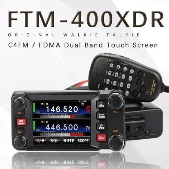 Promo Yaesu Ftm-400Xdr Rig Dual Band Gps C4Fm Fdma Mobile Radio Ftm400 Xdr