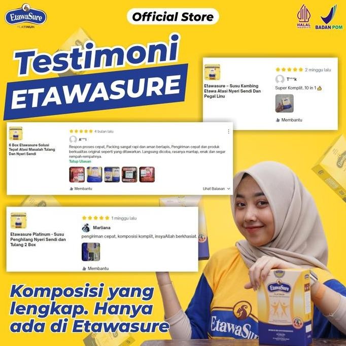 

Promo 4 Box Etawasure - Susu Etawa Jahe Untuk Pegal Linu