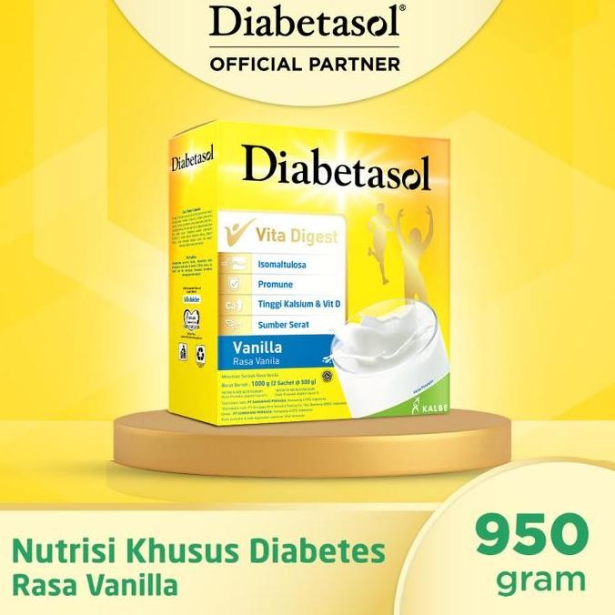 

Grosir Susu Diabetasol 950Gr Vanilla/Coklat