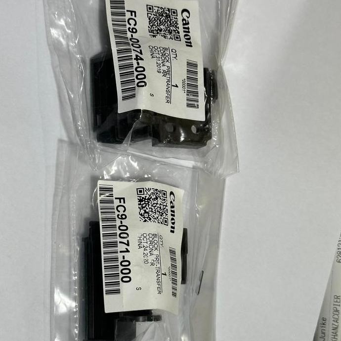 Block Set Pre-Transfer Canon Ira 6075/6275 Fc9-0074 - 0071 Original