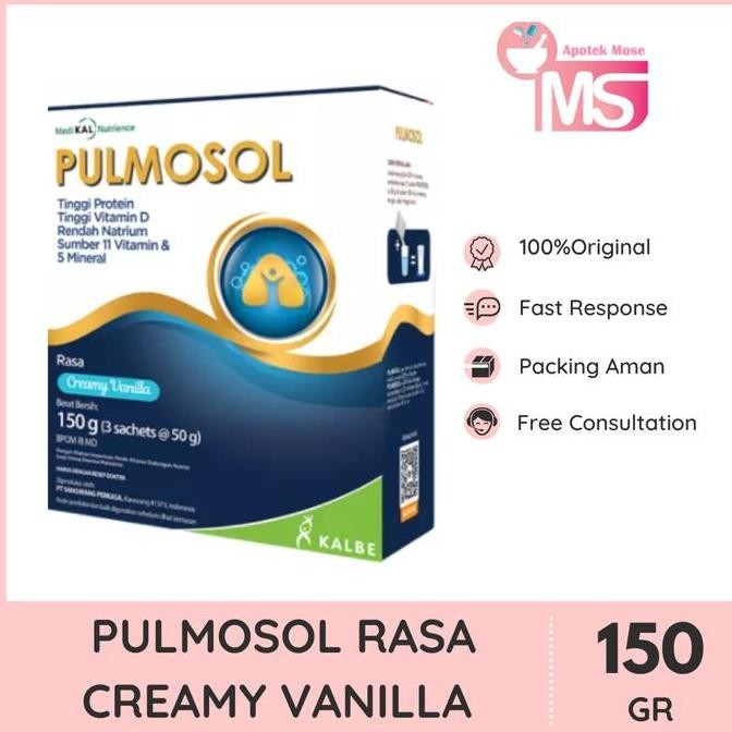 

Grosir Pulmosol Rasa Creamy Vanilla 150 G