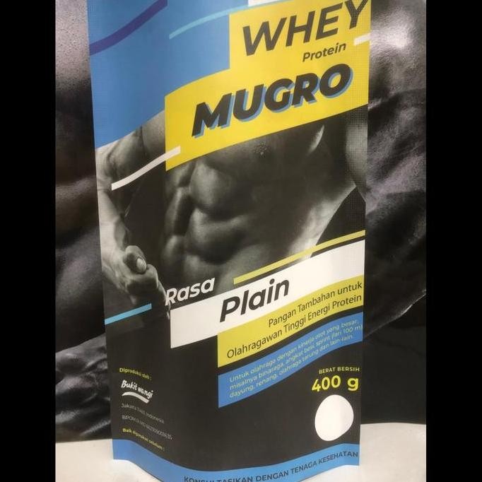 

Murah Whey Protein Susu Powder Protein - Variasi Mugro Bpom 400 Gr Original