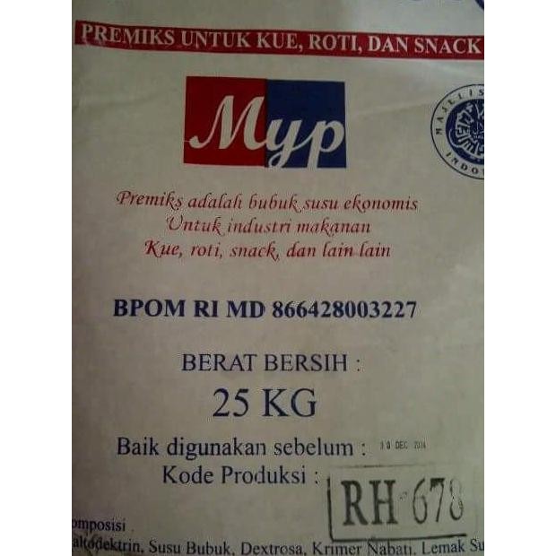 

Promo Susu Bubuk Full Cream 25Kg Myp Premix Milk Powder