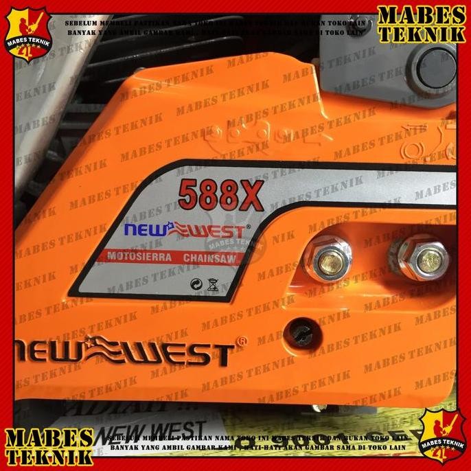 Grosir Chainsaw New West Nw 588X / Nw588X - Bar 20"- Mesin Potong Kayu+Rantai