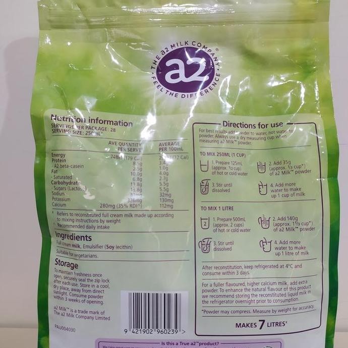 

Sale A2 Full Cream Milk Powder 1 Kg ( Susu Bubuk )