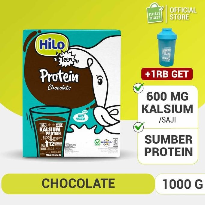 

Promo +1Rb Get Shaker - Hilo Teen 1000G Chocolate / Vanilla - Susu Tinggi Kalsum & Alga Merah Lebih Rendah Lemak