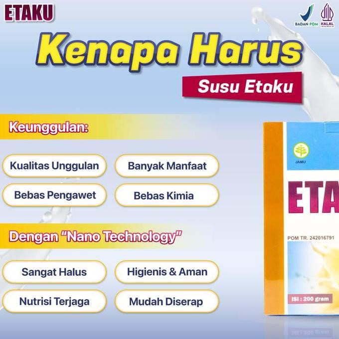 

Grosir 3 Box Etaku Goat Milk Paket Sendi Sehat Susu Kambing Etawa Asli