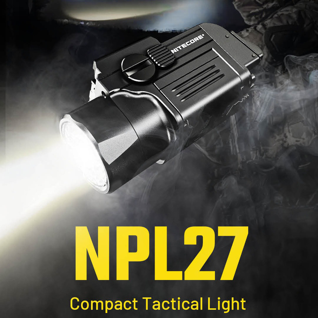 NITECORE Senter LED Attachment Tactical Light 650 Lumens - NPL27