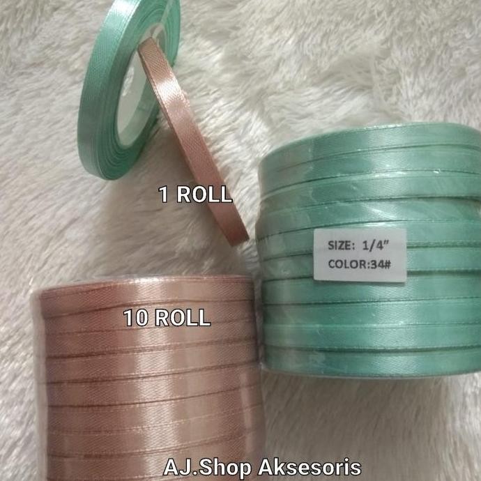 

(Allthebest) PITA SATIN 1/4 INCH / PITA SATEN 0,6 CM ISI PER ROLL