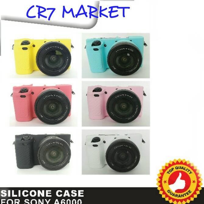 TERBARU SILICONE CASE KAMERA SONY A6000 SOFT COVER PELINDUNG BODY KAMERA MIRRORLESS