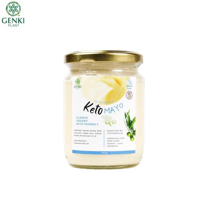 

Tersedia Keto Mayonnaise 200gr Saus Mayo Rendah Karbo Halal