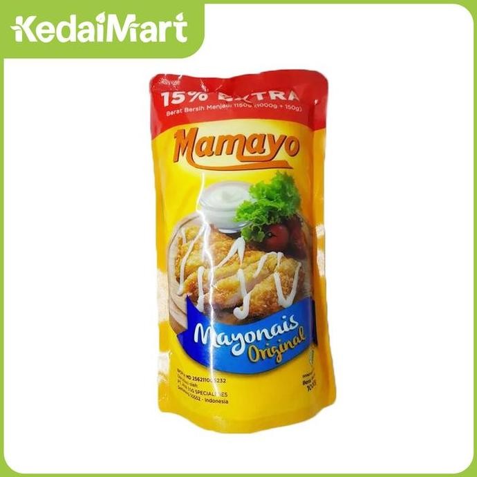

Tersedia Mamayo Original Mayonnaise 1kg - Saus Mayonais Asli Enak