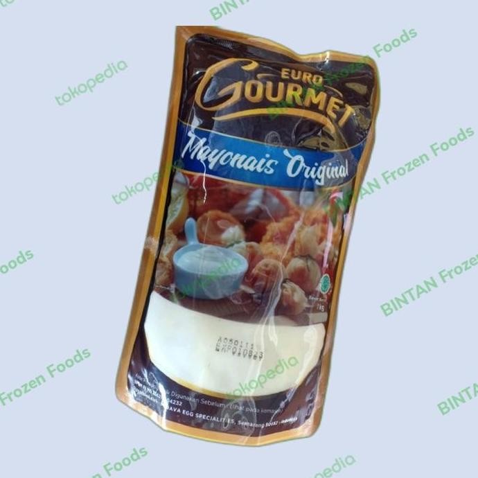 

Tersedia Euro Gourmet Mayonnaise Original 1kg - Saus Mayones Premium
