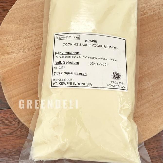

Tersedia Kewpie Cooking Sauce Yoghurt Mayo 1kg - Mayonais Yogurt Rasa Segar