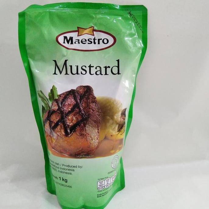 

Tersedia Mustard Maestro 1kg - Saus Mustard Premium untuk Masakan