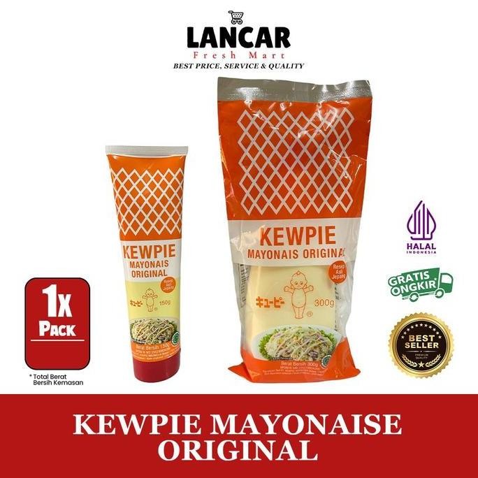 

Tersedia KEWPIE MAYONAIS ORIGINAL 150GR / KEWPIE MAYONAIS ORIGINAL 300GR