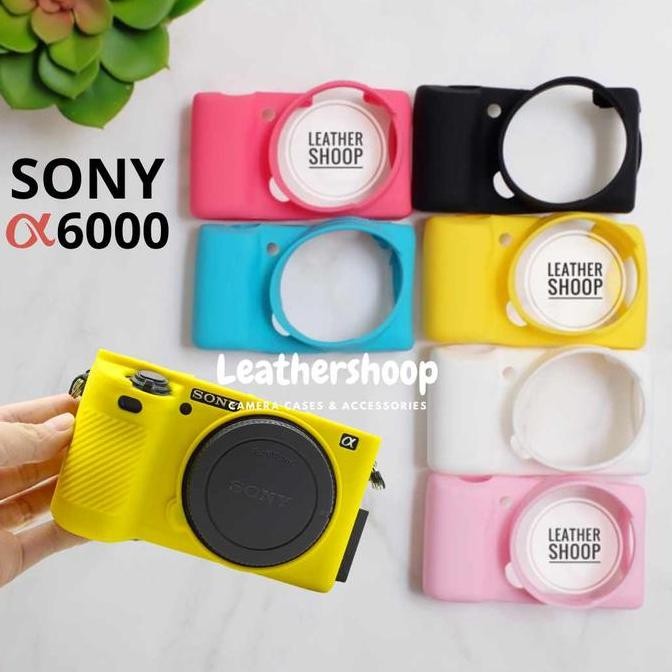TERBARU SOFTCASE SILIKON SONY A6000 ALPHA 6000 RUBBER PELINDUNG BODY KAMERA MIRRORLESS