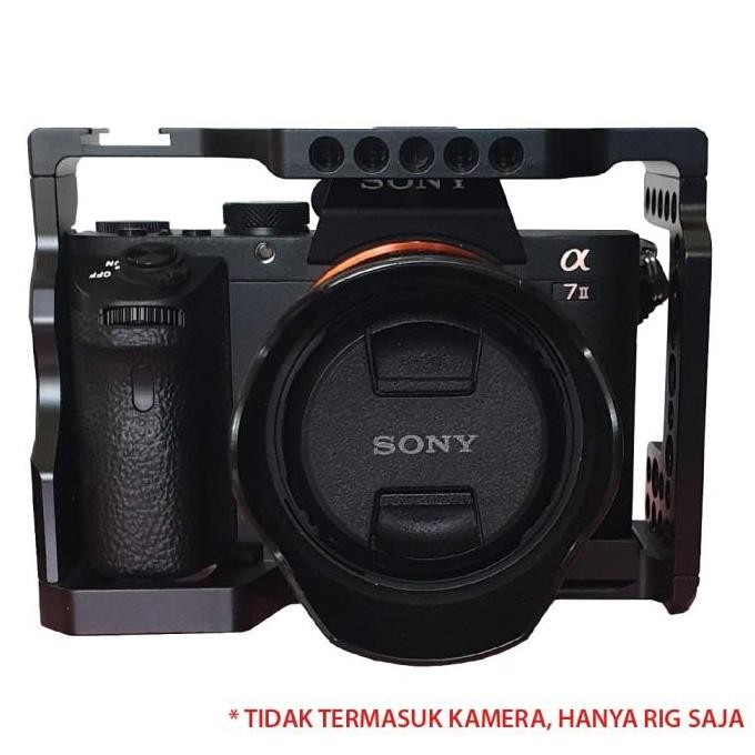 TERBARU RAJAWALI CAGE RIG SONY A7 MARK III BRACKET RIG KAMERA A7III VLOG VIDEOGRAPHY