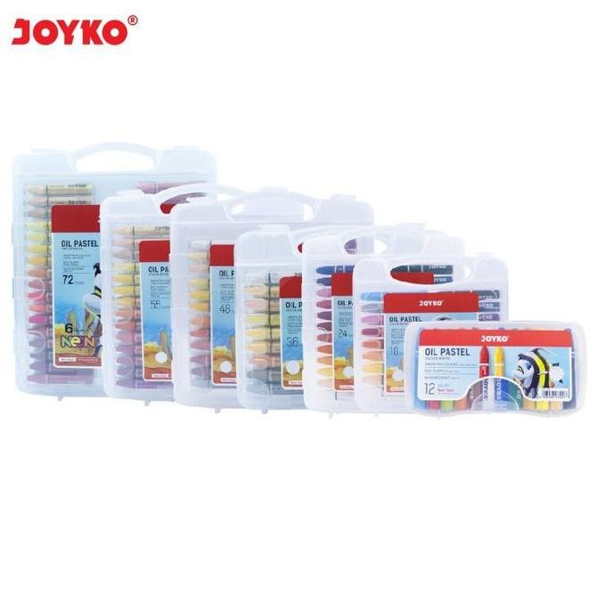 

TERLARIS - Crayon/Krayon Oil Pastel Joyko 12/24/36/48/55/72 Warna