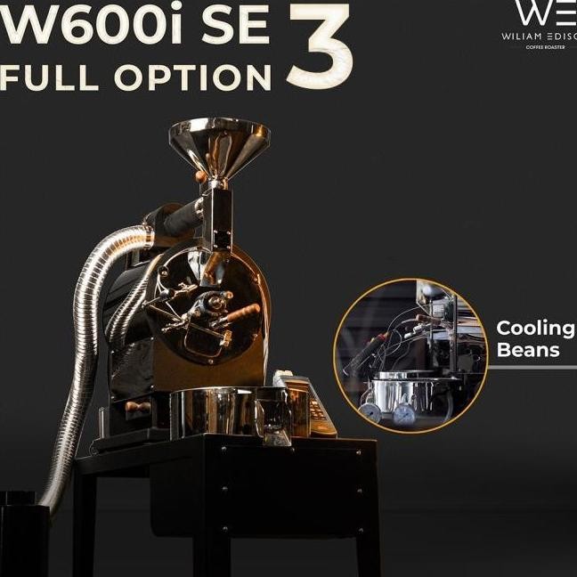 WILLIAM EDISON ROASTER WE W600I SE + COOLING BEAN ORIGINAL DAN TERPERCAYA