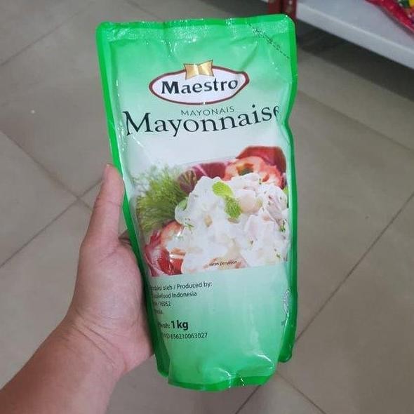 

Tersedia Maestro Mayonnaise Original 1Kg Saus Mayonais untuk Salad dan Burger
