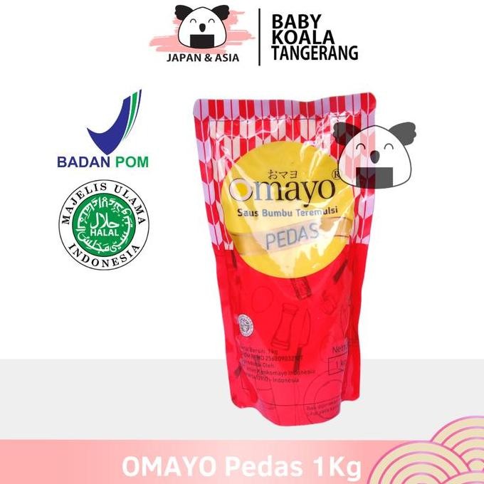 

Tersedia OMAYO MAYO PEDAS 1 Kg | Spicy Hot Mayonnaise | Saus Sambal Mayonaise