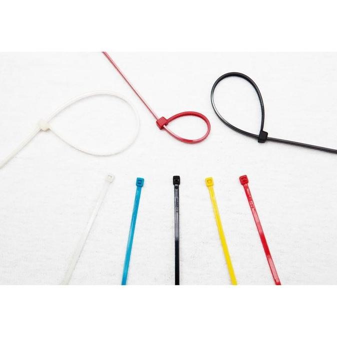 

Diskon! MASKO Kabel Ties 30cm x 4.8mm - Segel Plastik Tali Klip Isi 100pcs