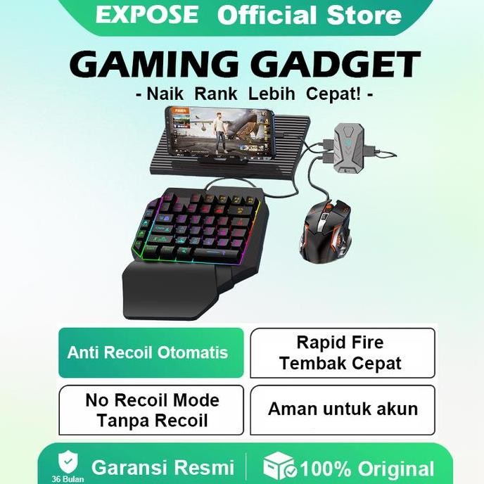 SIAP KIRIM ALAT ANTI RECOIL PUBG NO RE MODE OTOMATIS RAPID FIRE AMAN UNTUK AKUN - GAMING TRIGGER DEL