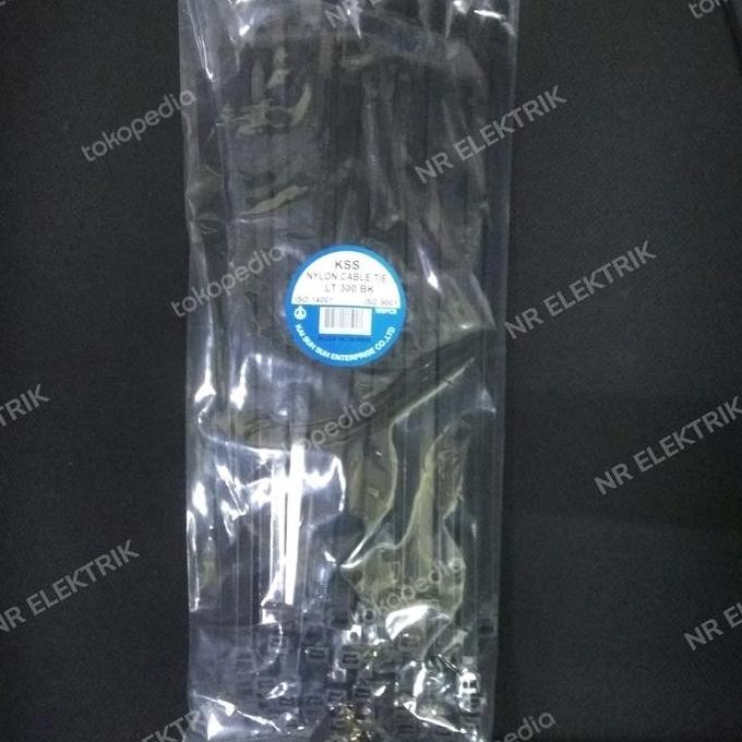 

Diskon! Kabel Ties KSS LT-300 x 7.6mm / 30cm x 7.6mm - Cable Tie Serbaguna