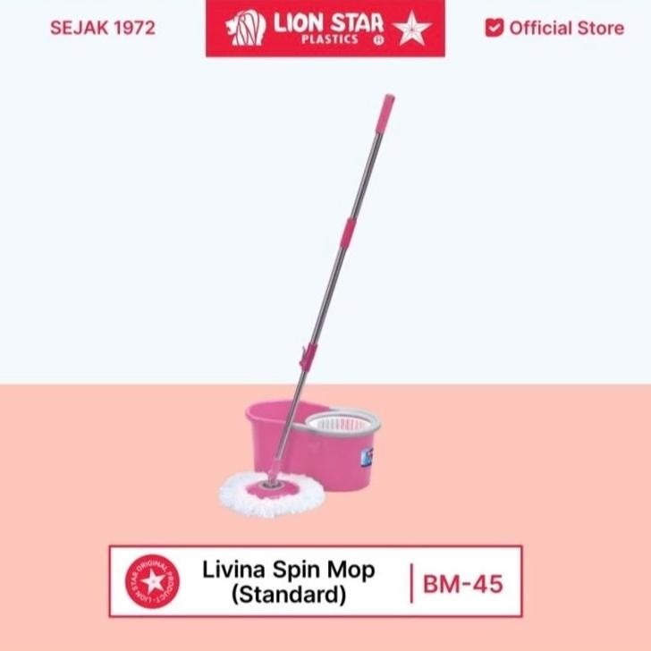 Terlaris Lion Star Pel Lantai Putar/Spin Mop Livinanlion Star/Pel Lantai Spin/Pel Lantai Putar
