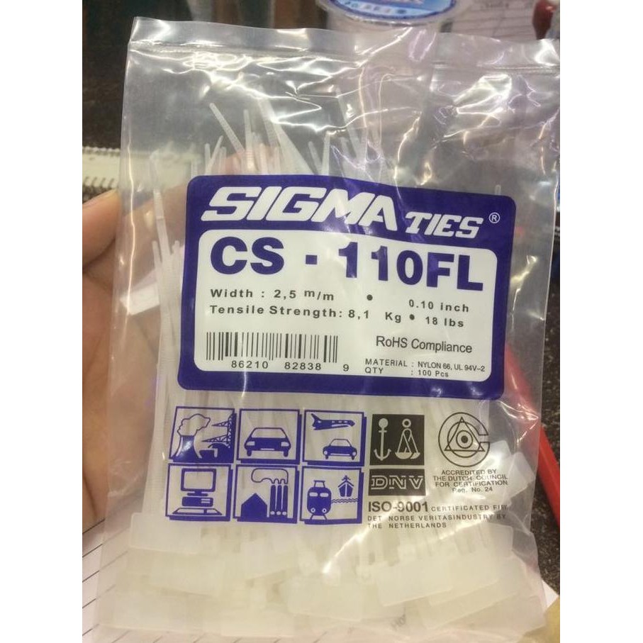 

Diskon! Kabel Ties Label 10cm - Label Tie Bendera Penanda Kabel Isi 100pcs