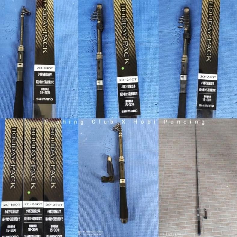 Terlaris Joran Antena Shimano Holiday Pack 20 - 180 T 210T 240T 270T Original 100%  Joran Simano Ant