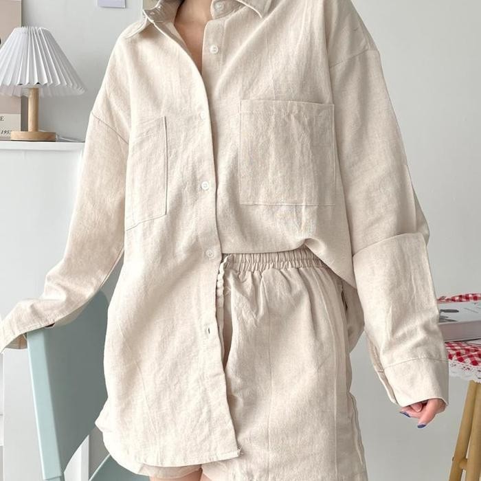 Sc Classypetite - Marion Set (Shirts + Pants) / Setelan Wanita