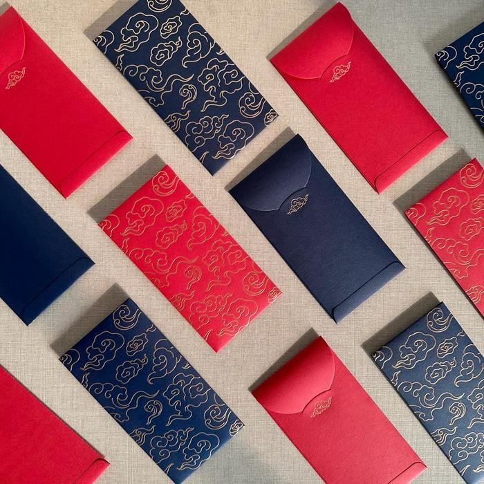 

LFM BIDESH Stationery : Exclusive Money Envelope/Amplop Uang Kertas/Angpao - Design "CLOUD/MEGA MENDUNG" Gold Foil with Import Paper