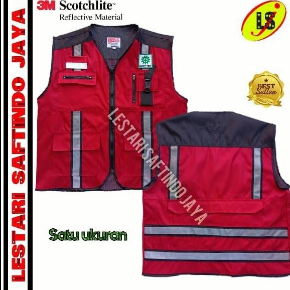 Rompi Safety Dinas Pu/Rompi Safety Pupr/Seragam Safety New Stok