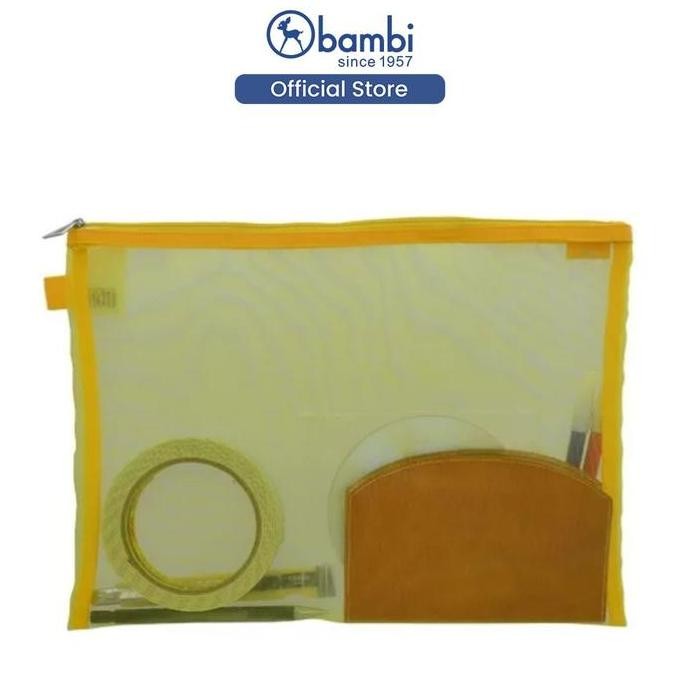 Bambi Pencil Pouch Edisi Fishing Nets 1 set Original LJ