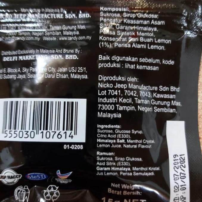 

(Allthebest) permen import *Himalaya Salt* ecer 6000/bgks. 1Dos isi 12 bgks Rp60rb