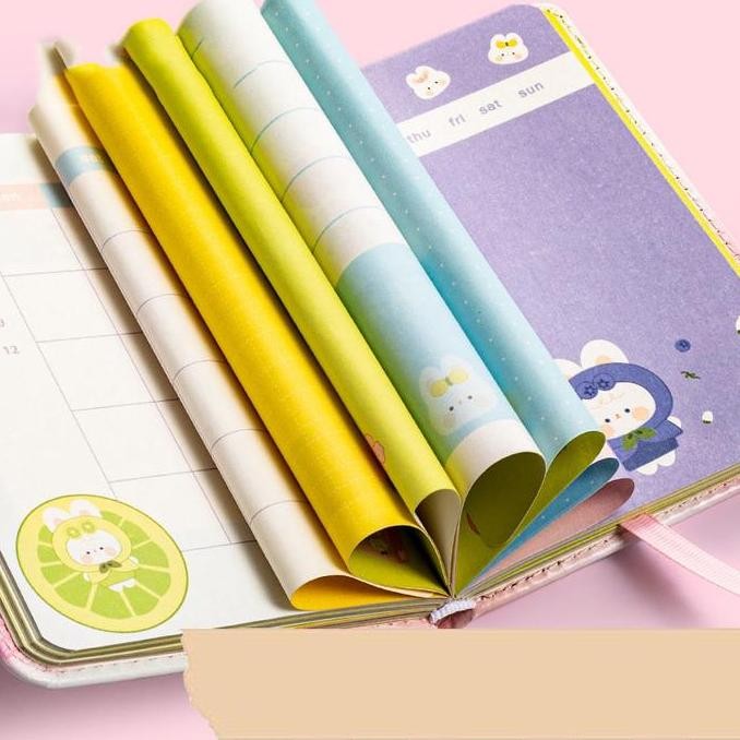 

BUKU DIARY JOURNALING SQUISHY MOTIF BINDER JOURNAL PLANNER BOOK CATATAN HARIAN ANAK SEKOLAH KARTUN NOTEBOOK MEMO BS