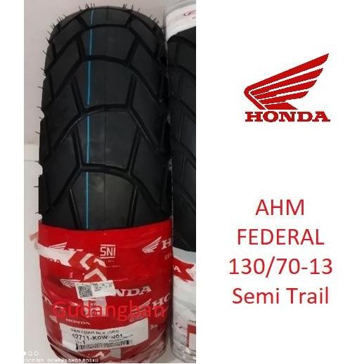 ( Ring 13 ) Ahm Federal 130 70 13 Asli Honda Ban Luar Motor Nmax Tubeless