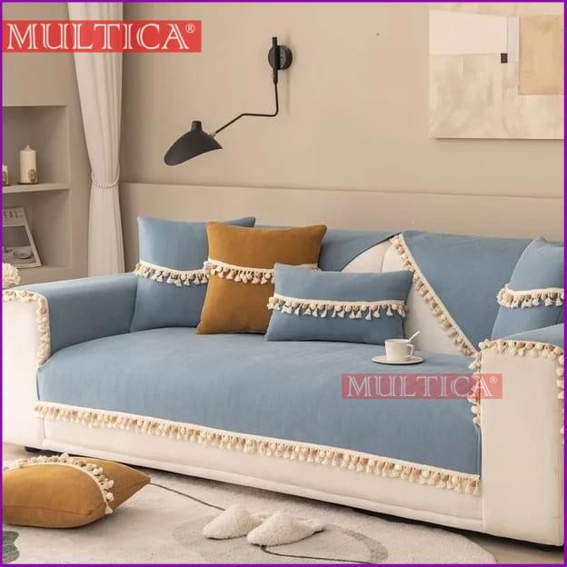 TERBARU- Multica COD sarung sofa Sudut Mewah Cover ruang tamu penutup sofa sarung sofa sudut 1 2 3 4