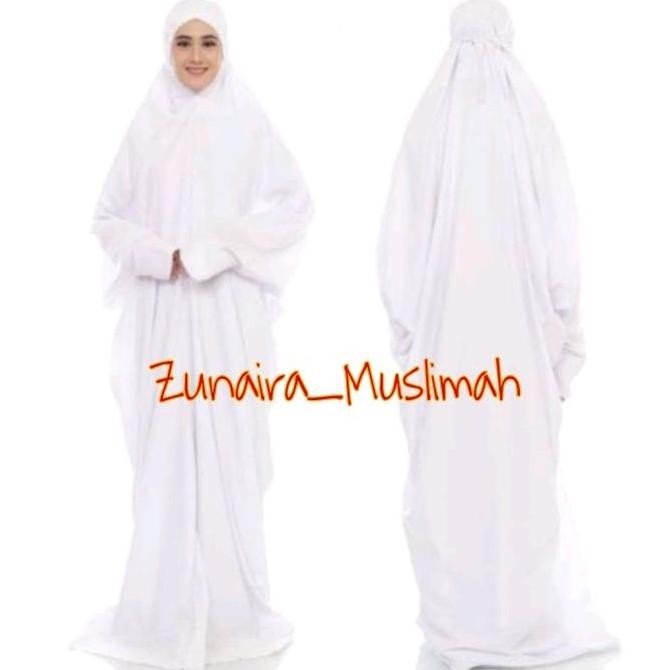 (Allthebest) MUKENA TERUSAN KATUN | MARYAM MUKENA DEWASA PUTIH