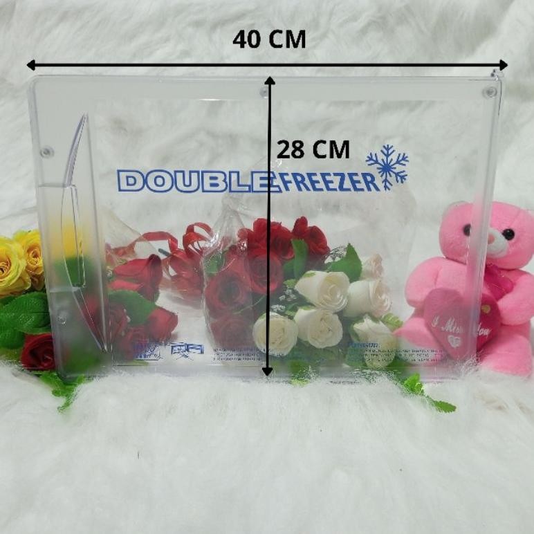 Promooo [Termurah] Pintu Freezer Tutup Freezer Kulkas Sharp 1 Pintu Double Freezer Original