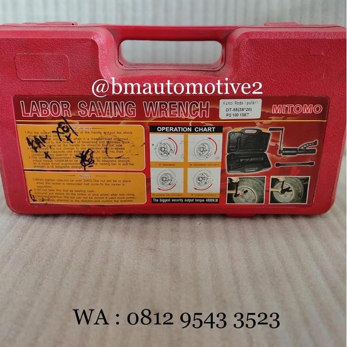 Kunci Impact Manual / Kunci Torsi Roda (3820) Mitomo Co