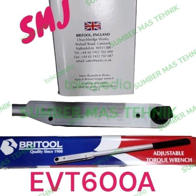 Kunci Torsi Bri Tool Evt600A Torque Wrench Evt 600 A Kunci Britool Co